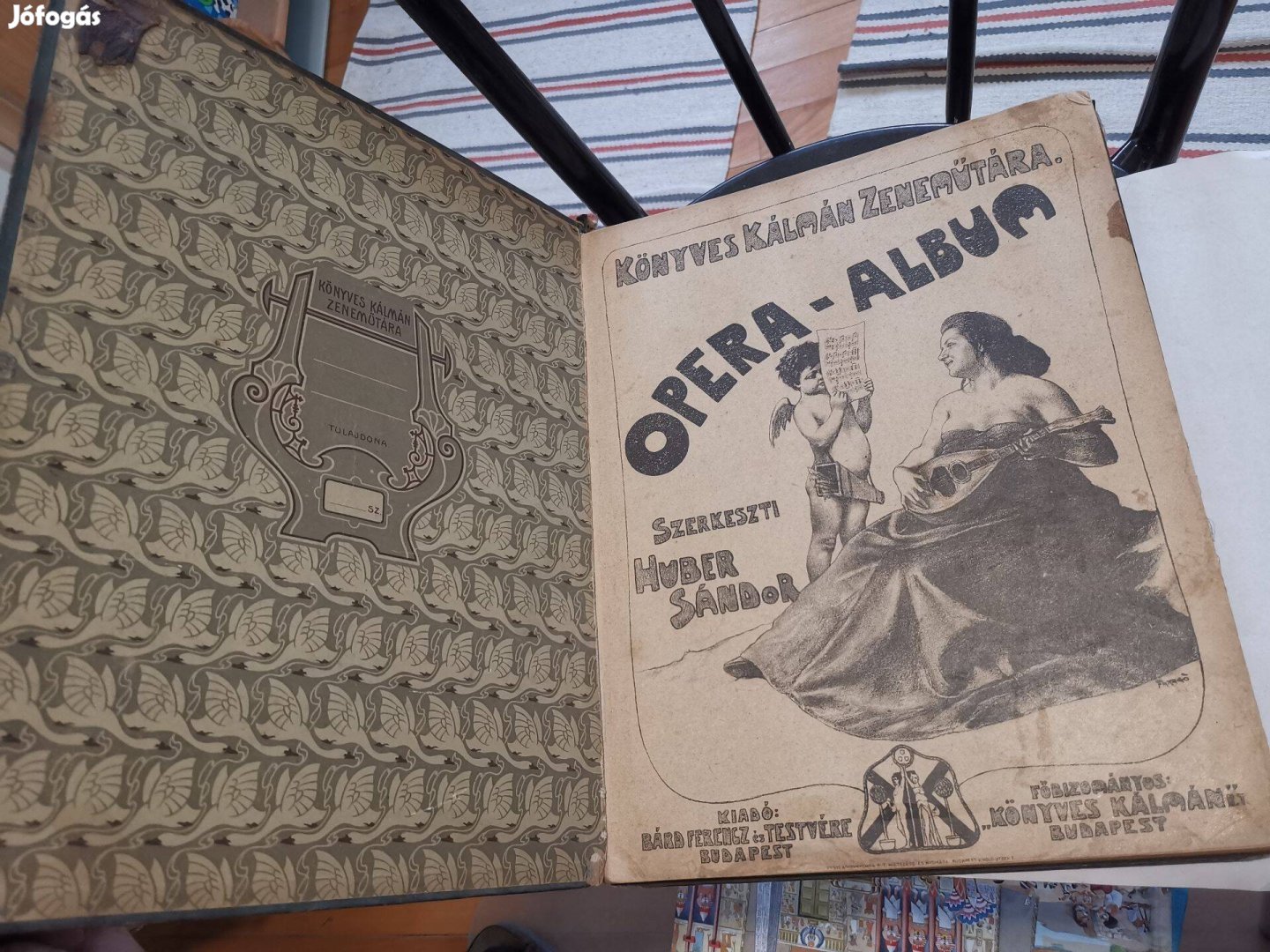 Huber Sándor - Opera-album - kottás könyv - Könyves Kálmán