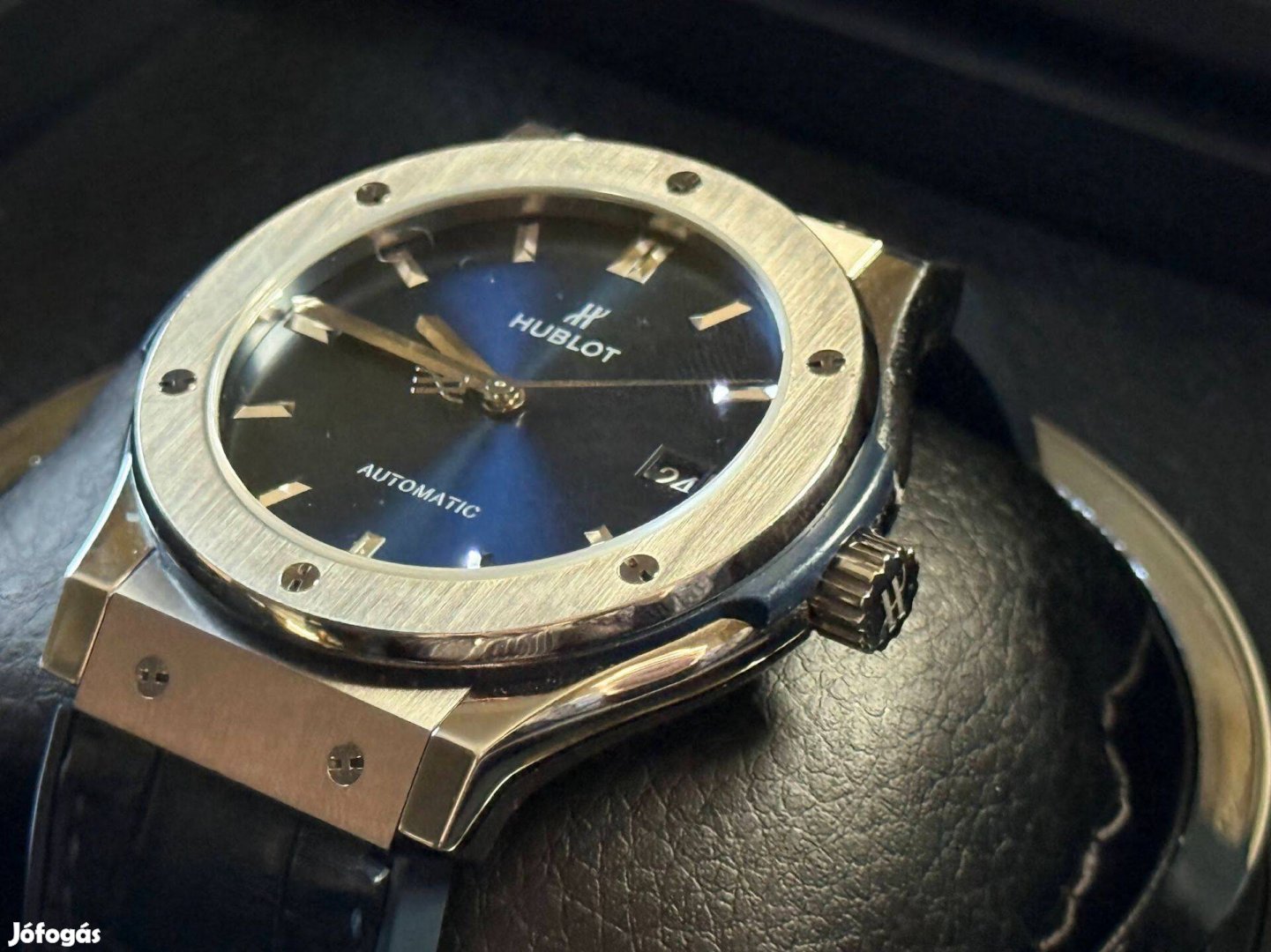 Hublot Classic Fusion Titanium 45mm Blue - hibátlan,