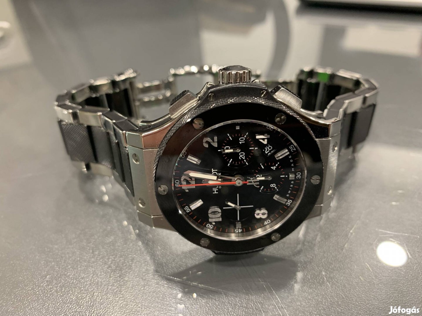 Hublot evo Ceramic steel 44mm új allapot ! Rolex breitling