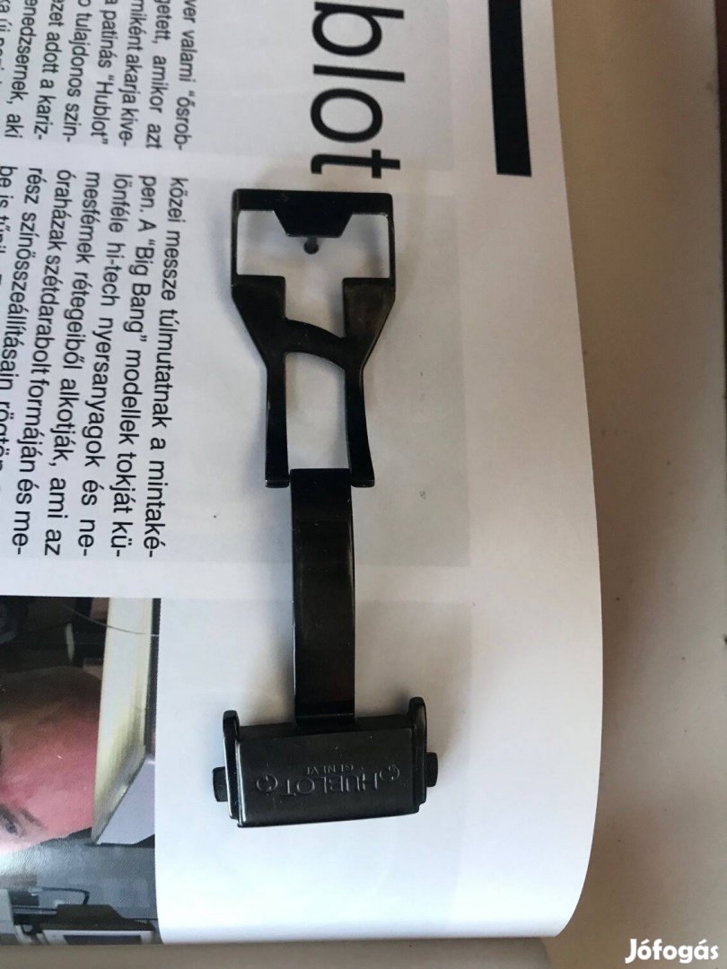 Hublot fekete színű fém csat!24mm széles!Bőrszíjhoz való!