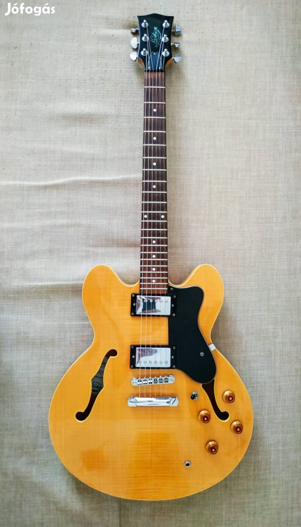 Hudson Es335 típusú jazz és bluesgitár eladó!