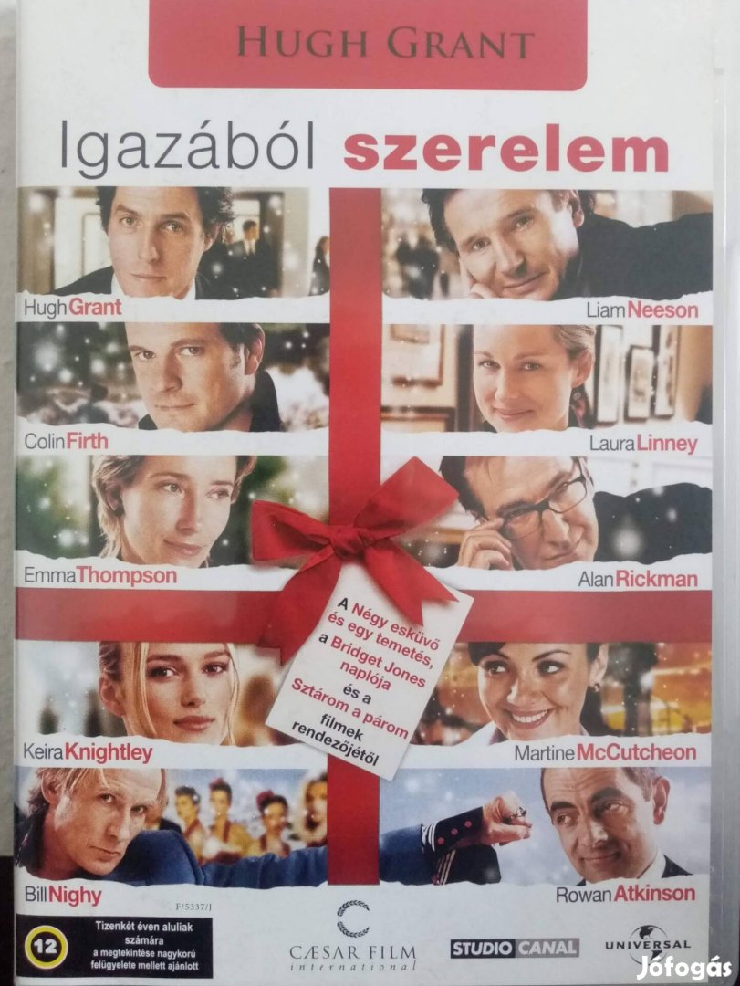 Hugh Grant - Igazából szerelem - DVD - film 