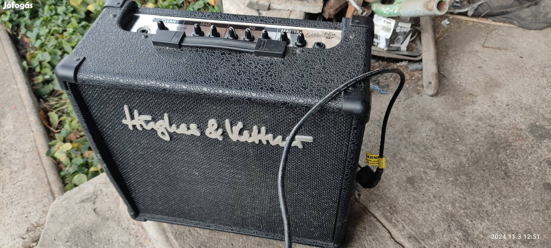 Hughes & Kettner kombó gitár 15 W Strató kombó