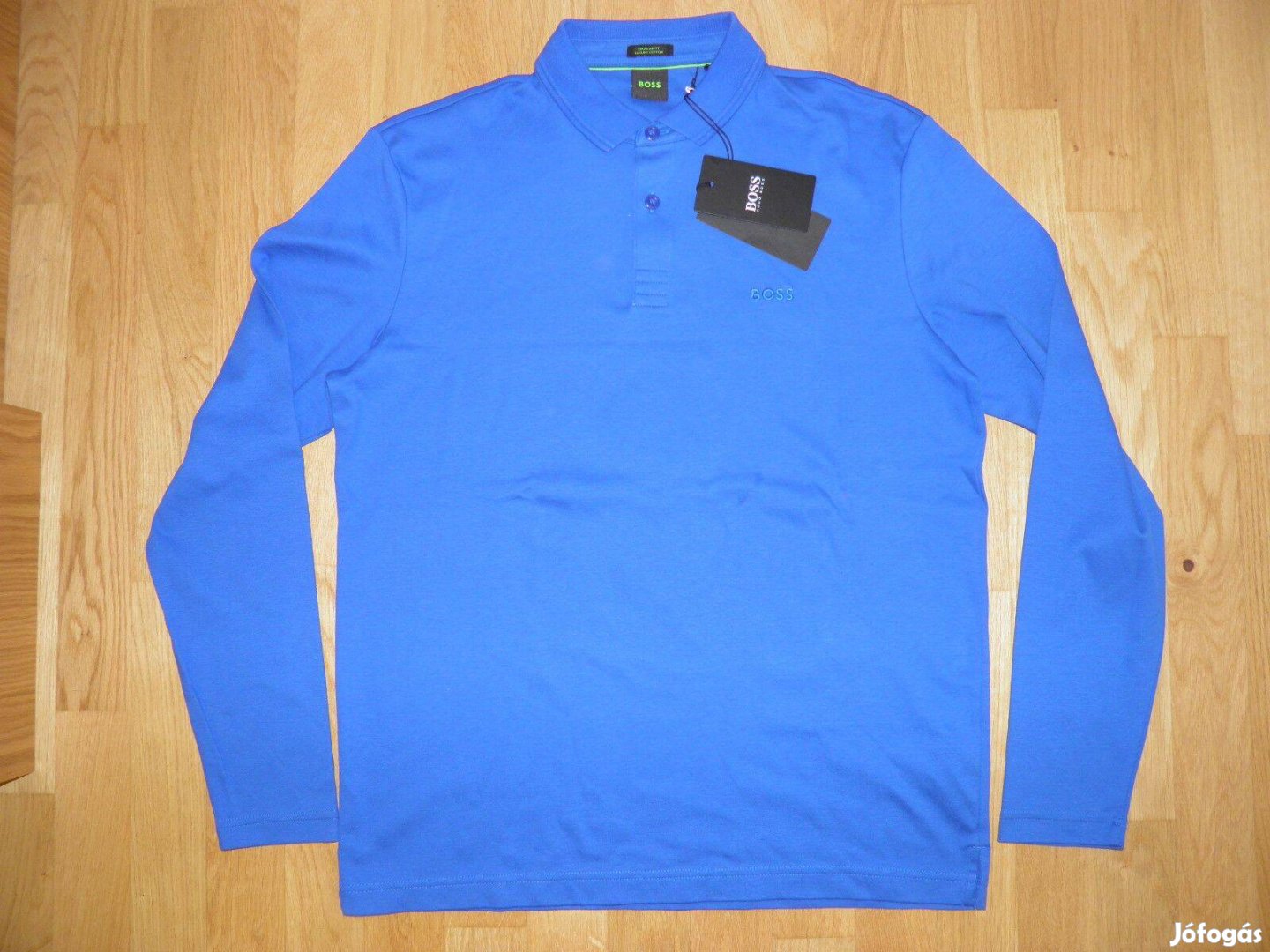 Hugo BOSS Pirol Eredeti Ffi Luxury Cotton Felső - Új - L - 100Eur