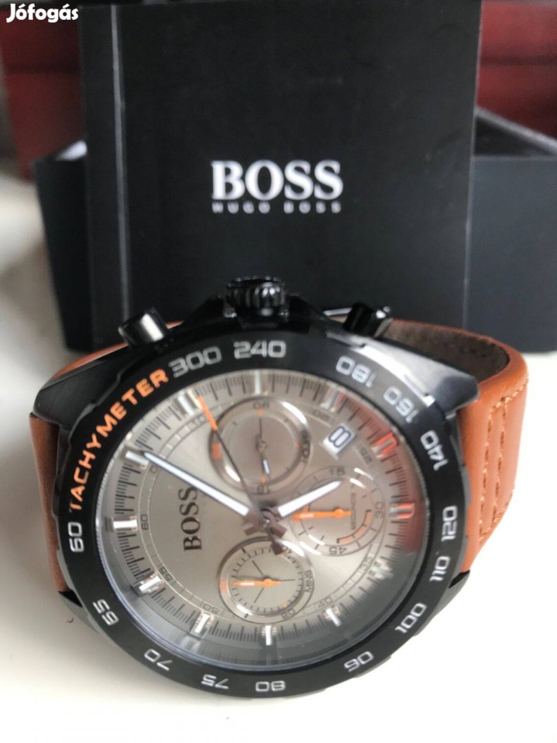 Hugo Boss Chronograph Tachymeter,Komplett szett!Új!