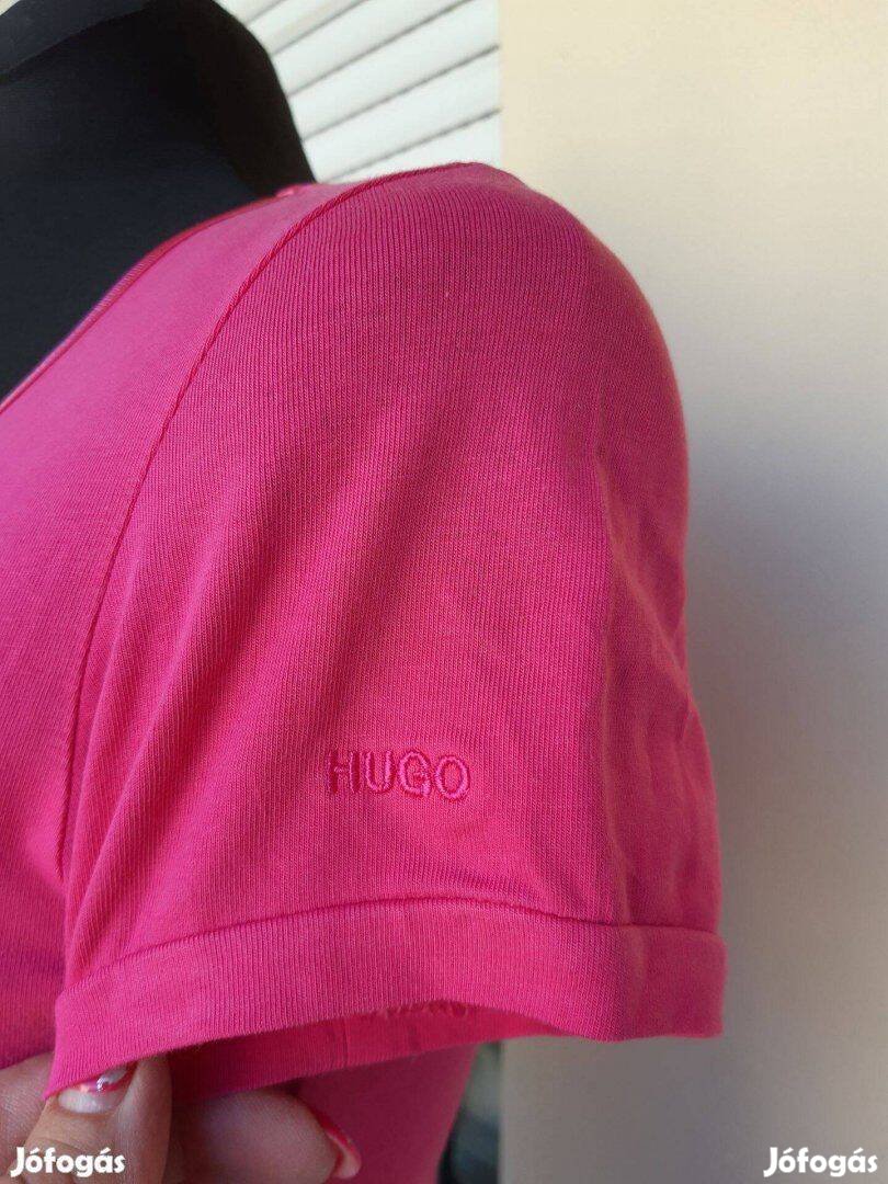 Hugo Boss S-es pink pamut női felső