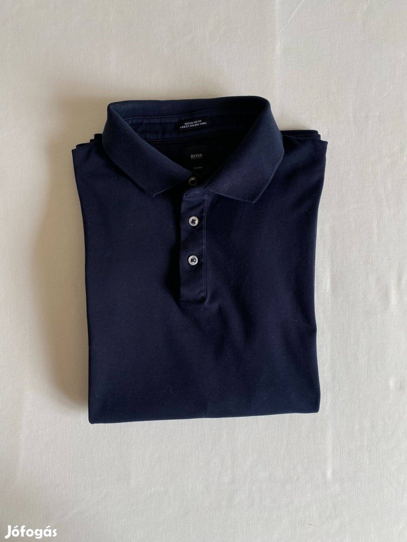 Hugo Boss Tailored férfi galléros póló, M-es