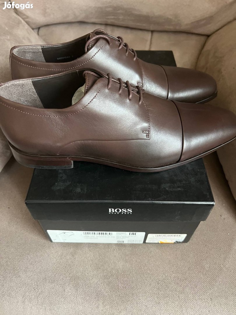 Hugo Boss bőr cipő vadonat új