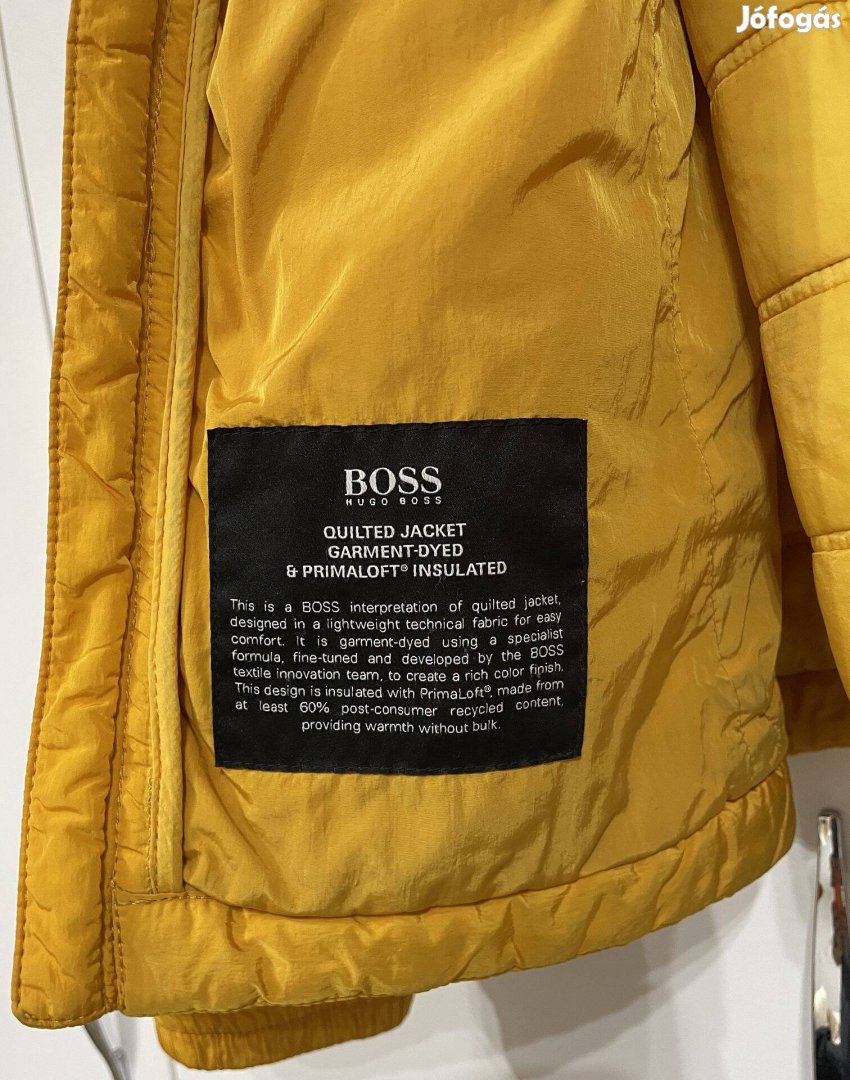 Hugo Boss jacket XL-XXL sárga kabát 56-os eladó