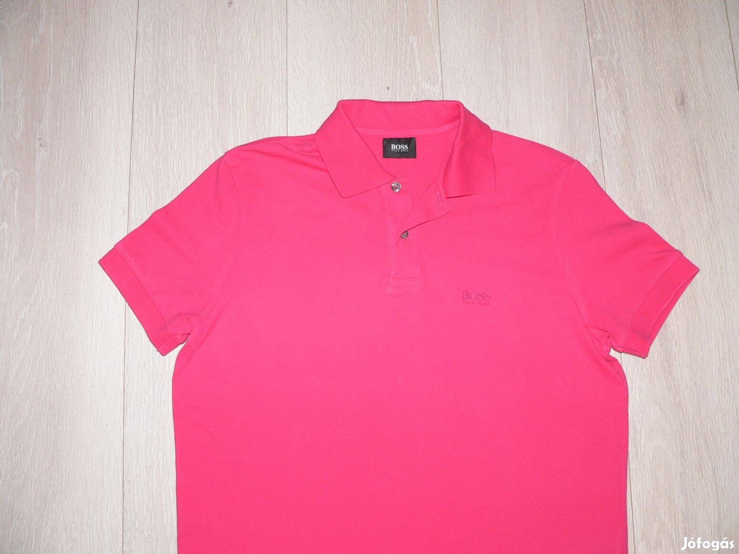 Hugo Boss rövid ujjú galléros póló M