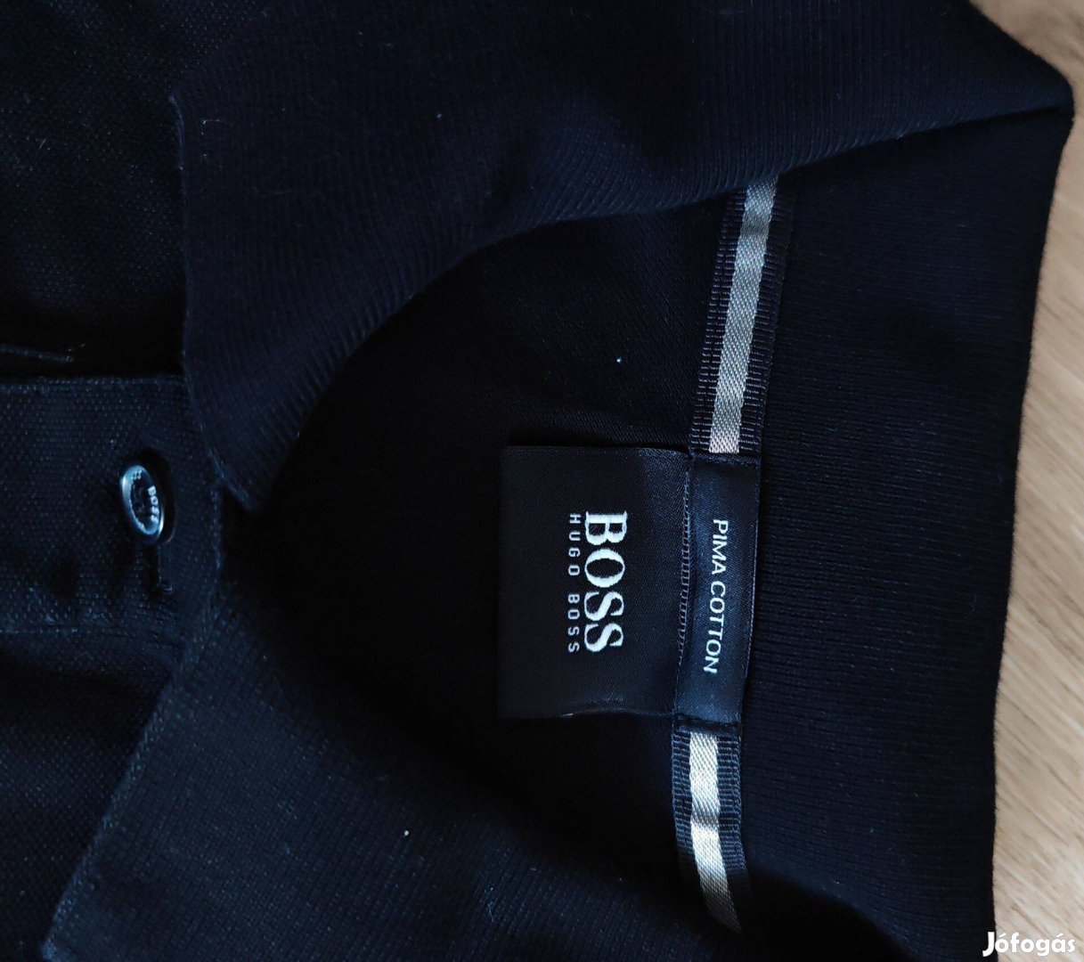 Hugo Boss slim fit pamut férfi póló