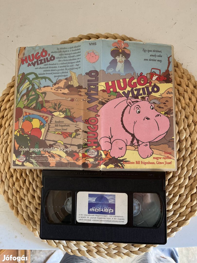 Hugó a viziló vhs