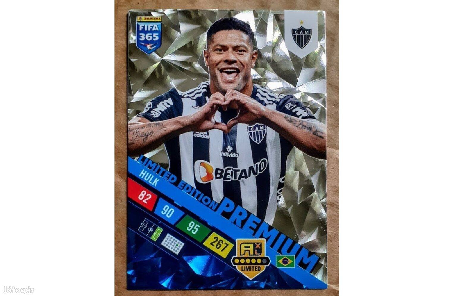 Hulk Clube Atlético Mineiro Premium Limited focis kártya Panini 2023