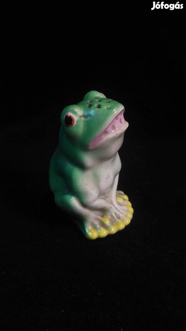 Hummel porcelán béka sószóró