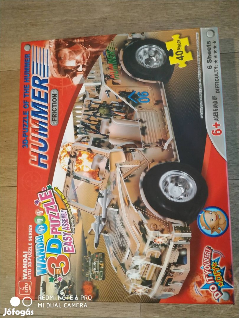 Hummer 3D puzzle 