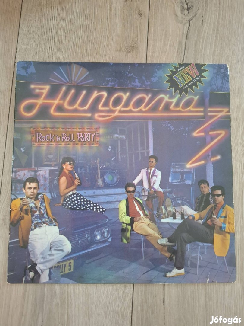 Hungária Rock n Roll Party bakelit lemez