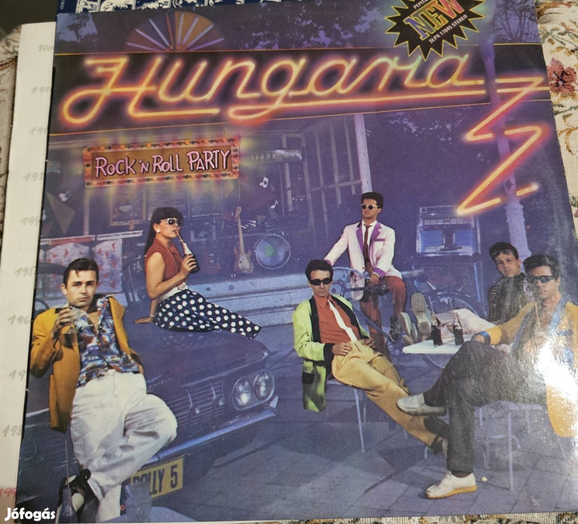 Hungária bakelit vinyl lp lemez