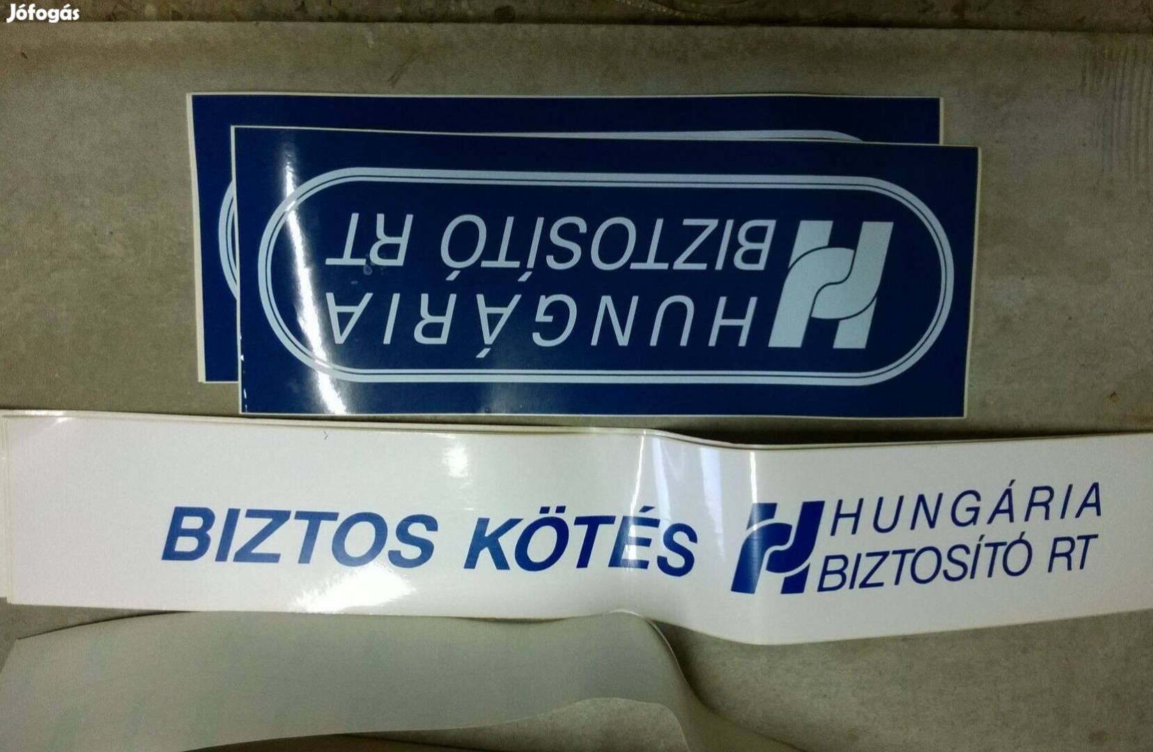Hungária matrica óriási méret !gyűjtemény új,1 db fehér 67,5 x10 cm