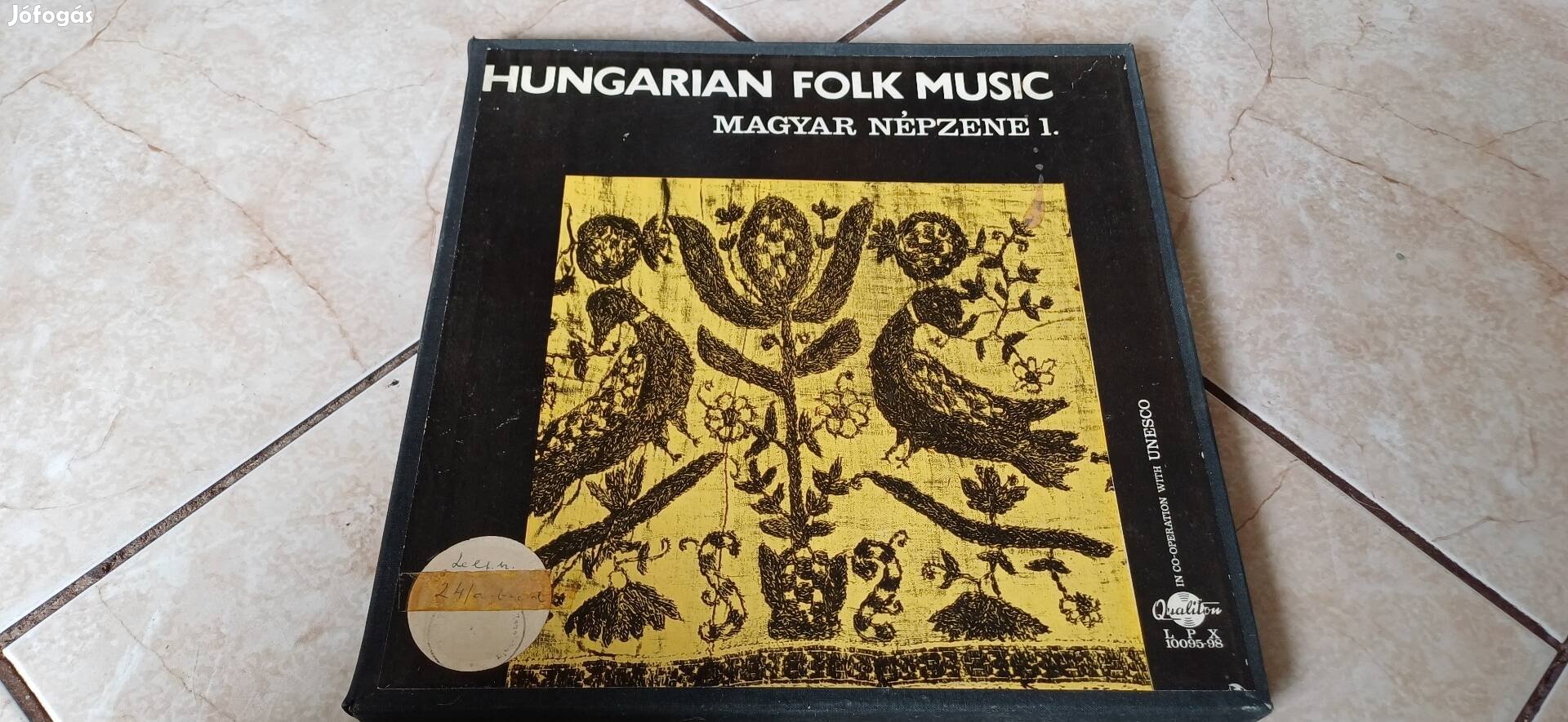 Hungarian Folk Music 4lp bakelit hanglemez box