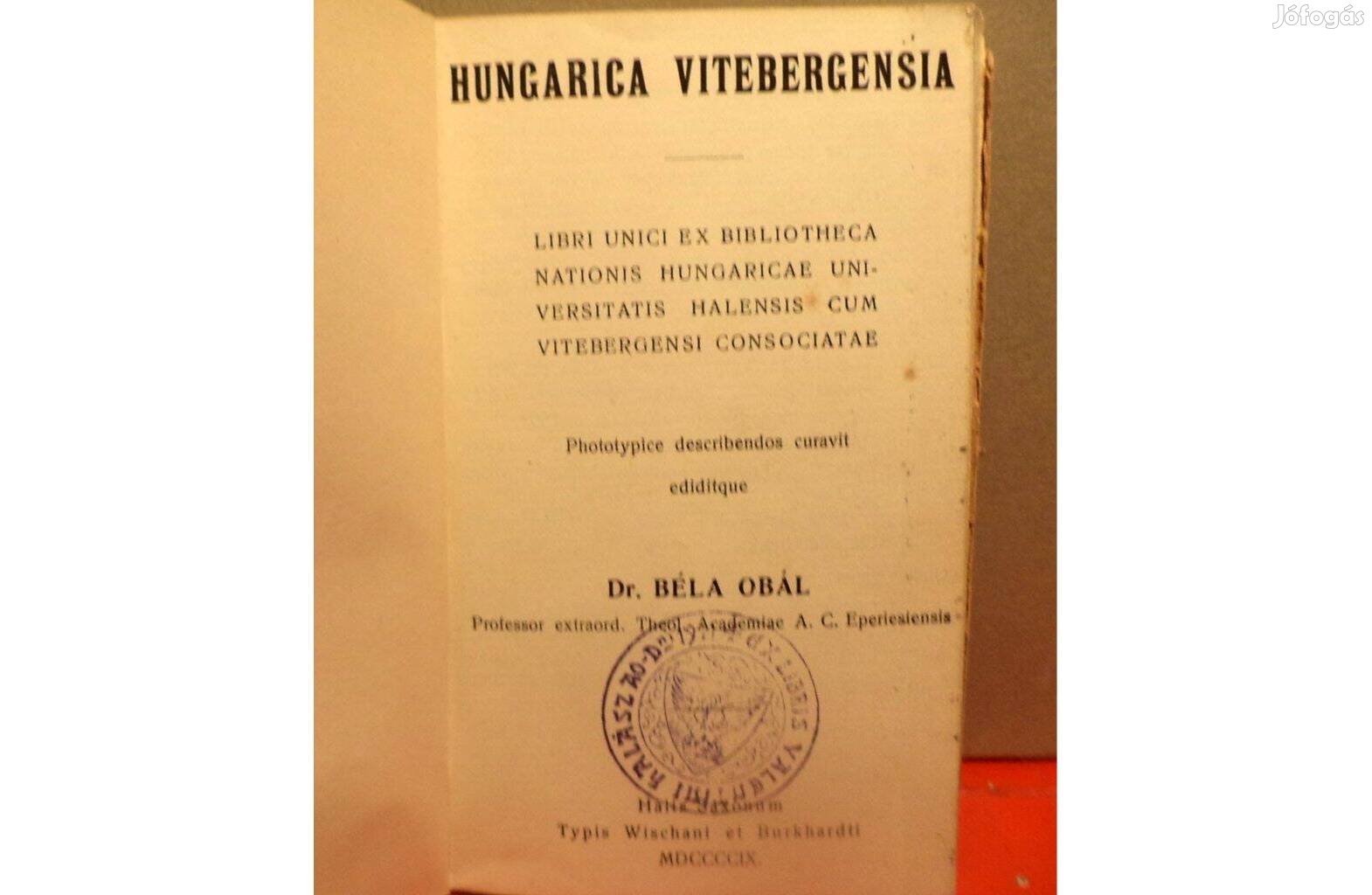 Hungarica Vitebergensia