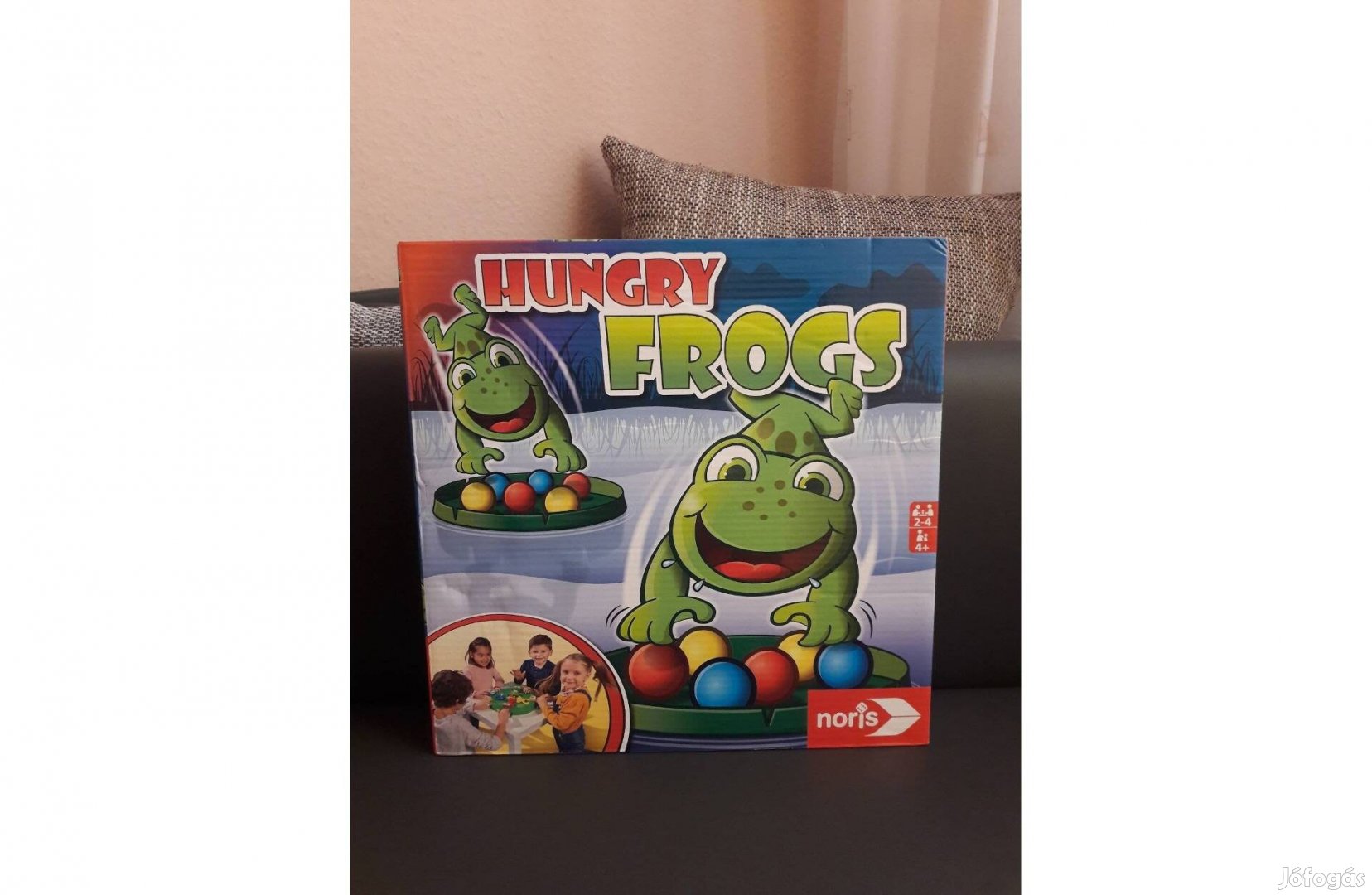 Hungry frogs-Éhes békák társasjáték