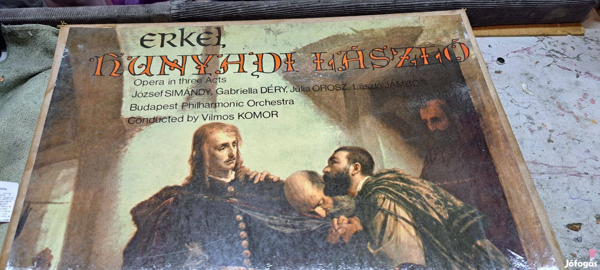 Hunyadi László bakelit lemez