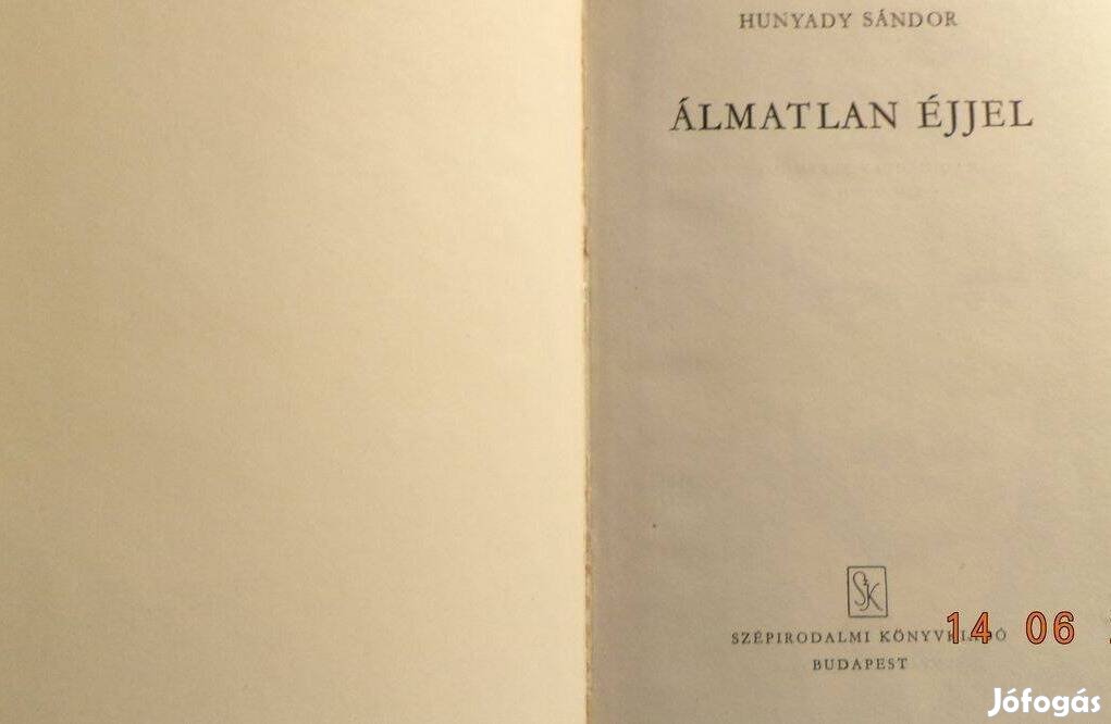 Hunyady Sándor: Álmatlan éjjel