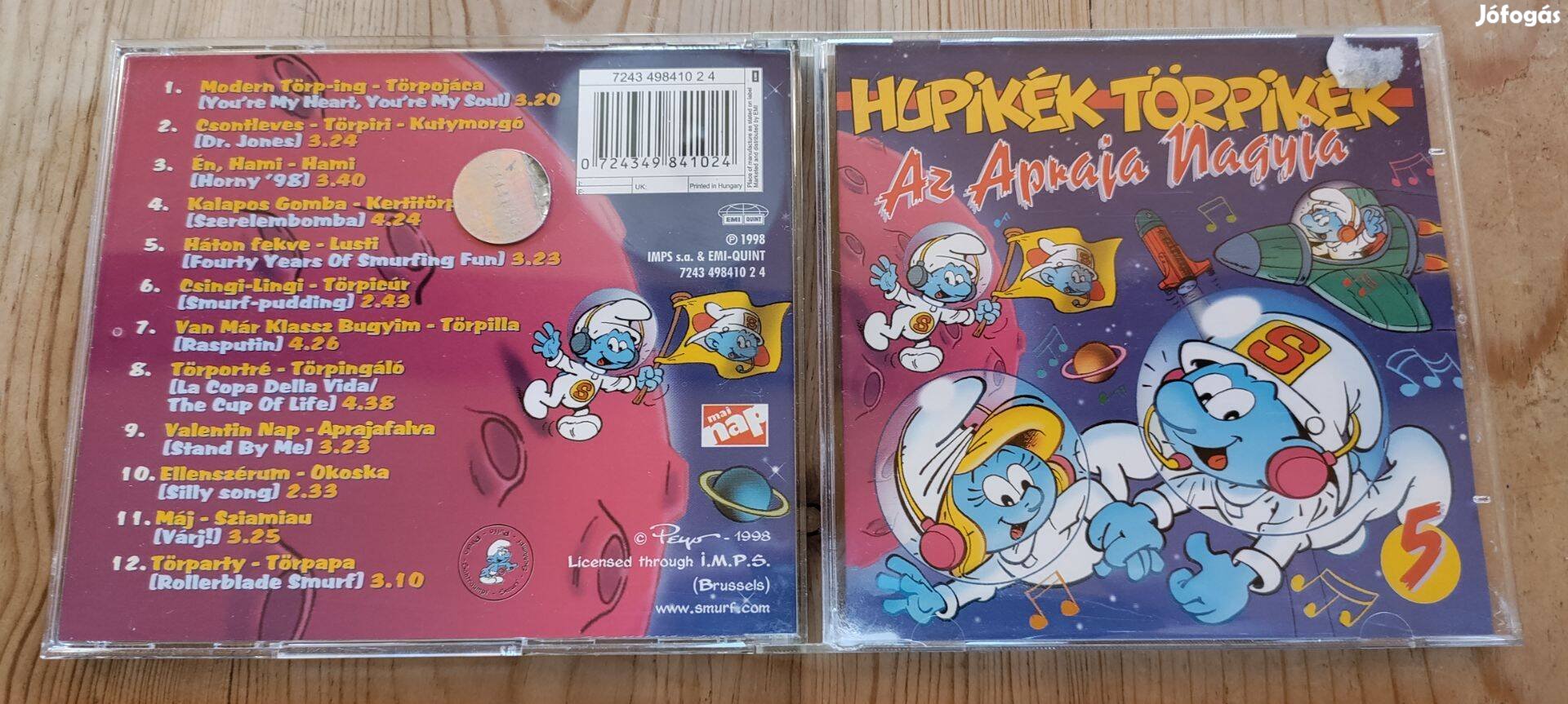 Hupikék Törpikék - Az Apraja Nagyja 5. CD