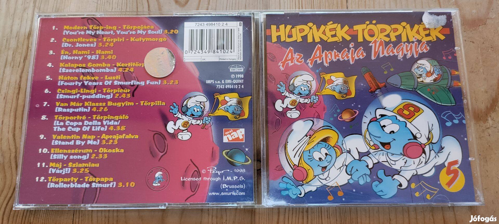 Hupikék Törpikék - Az apraja-nagyja 5. CD