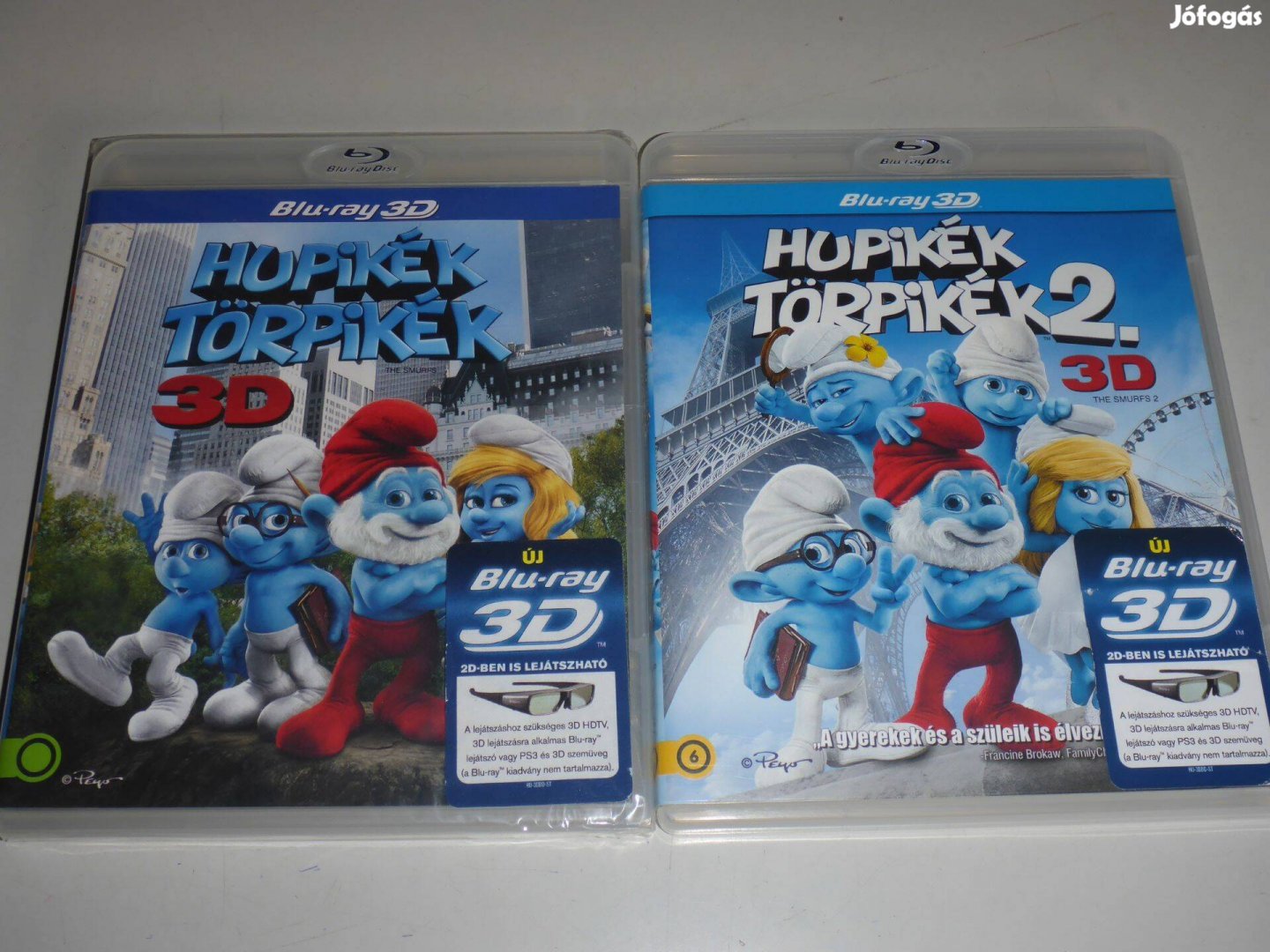 Hupikék törpikék 1. 2. 3D + 2D blu-ray film