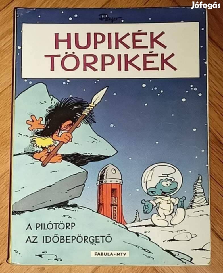 Hupikék törpikék A pilótatörp , Az időbepörgető képregény 1988