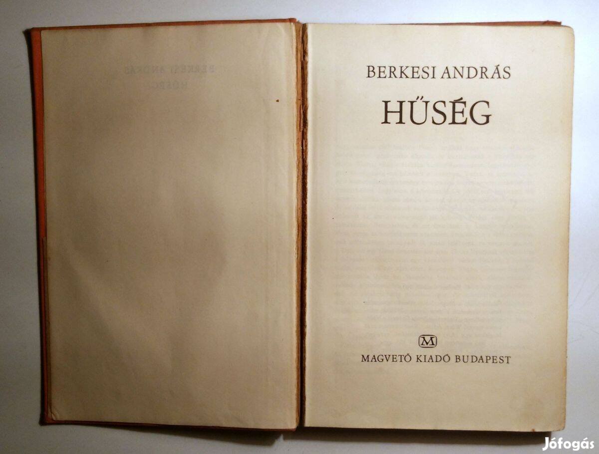 Hűség (Berkesi András) 1974 (viseltes) 8kép+tartalom