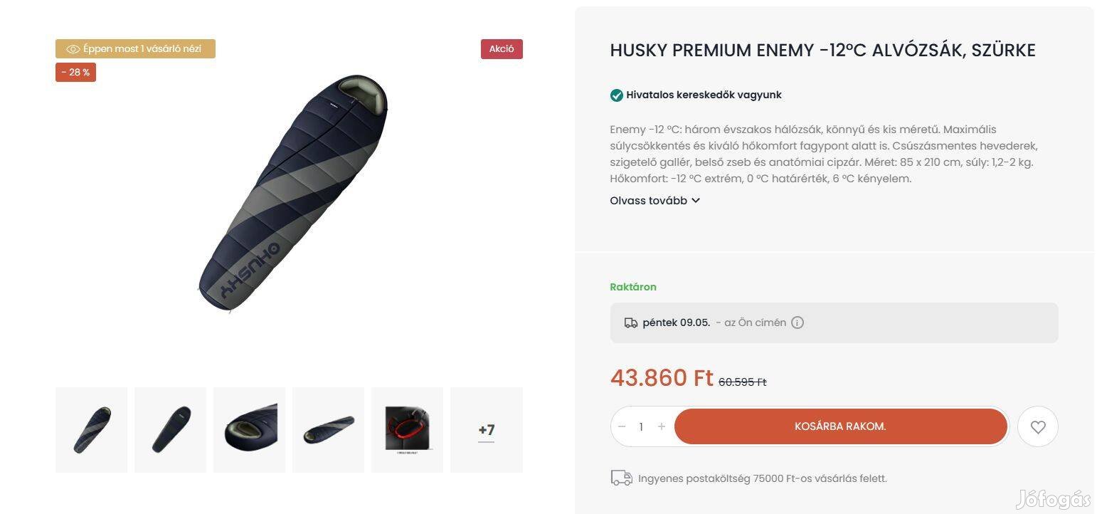 Husky Premium Enemy -12°C hálózsák