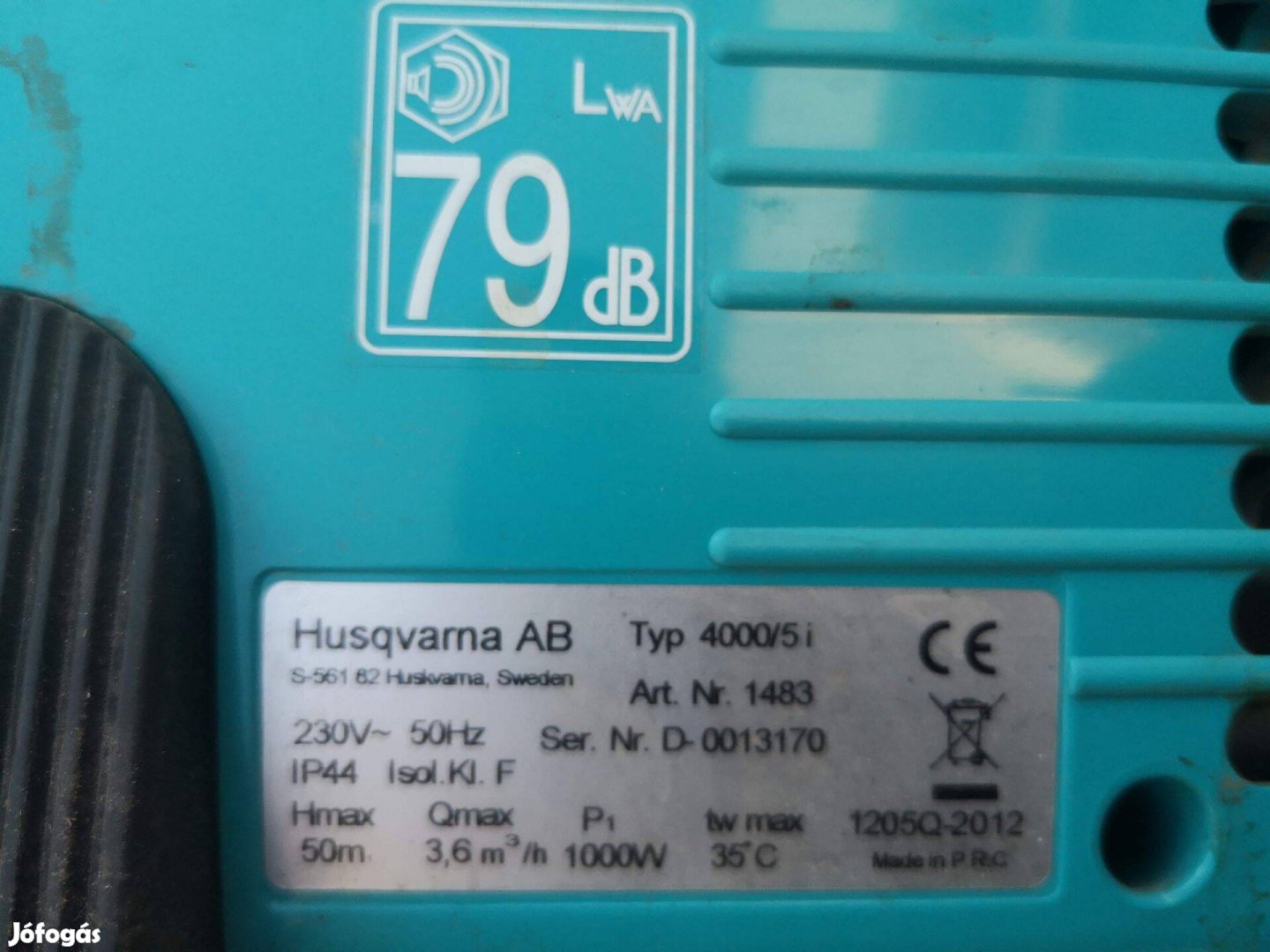 Husquarna 40005i szivattyú