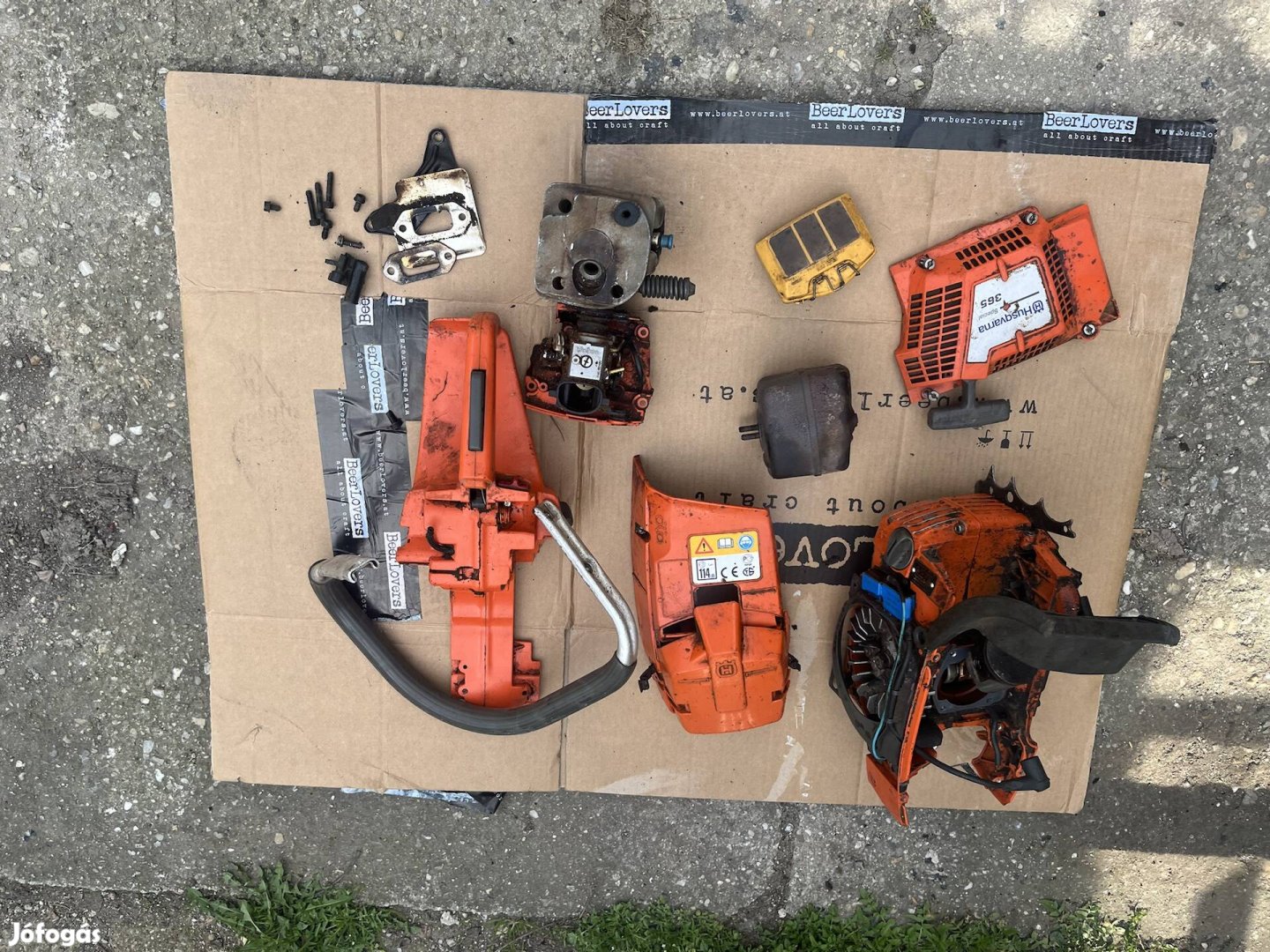 Husqvarna 365 alkatrész egyben !