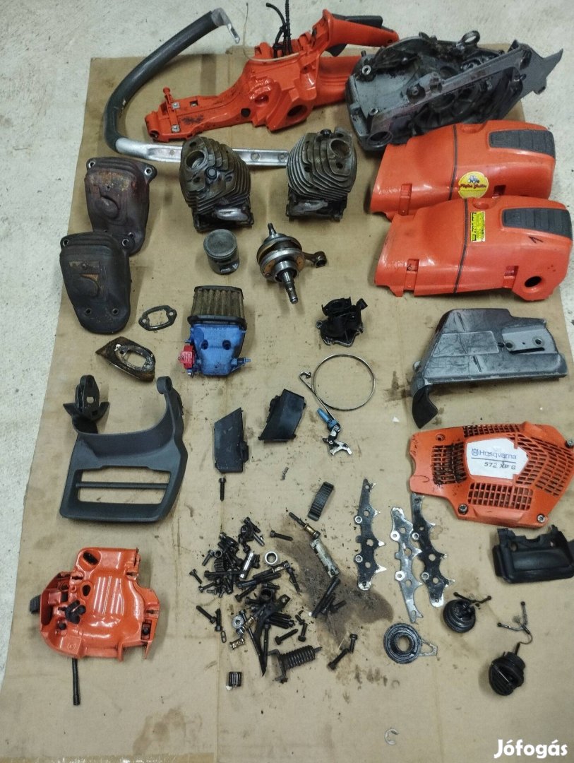 Husqvarna 572 xp , 572xp láncfűrész bontott alkatrészek 
