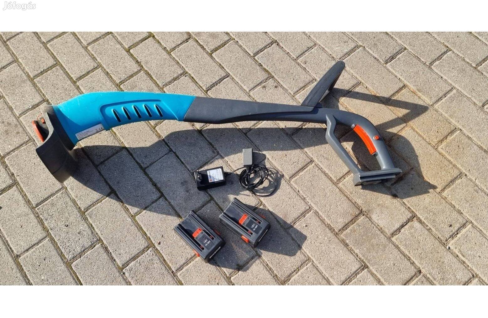 Husqvarna Gardena Smallcut 300 Accu 18V fűkasza 2 db új akkuval