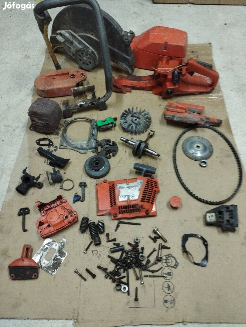 Husqvarna K 371, K 375 betonvágó alkatrészek