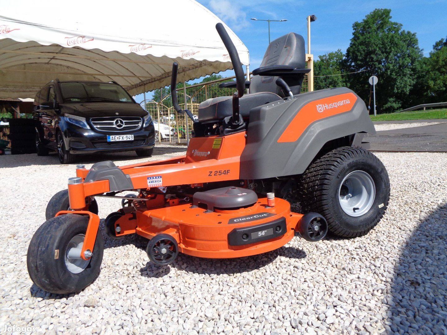 Husqvarna USA 26Le 2 hengeres 0 forduló fűnyírótraktor fűnyíró traktor