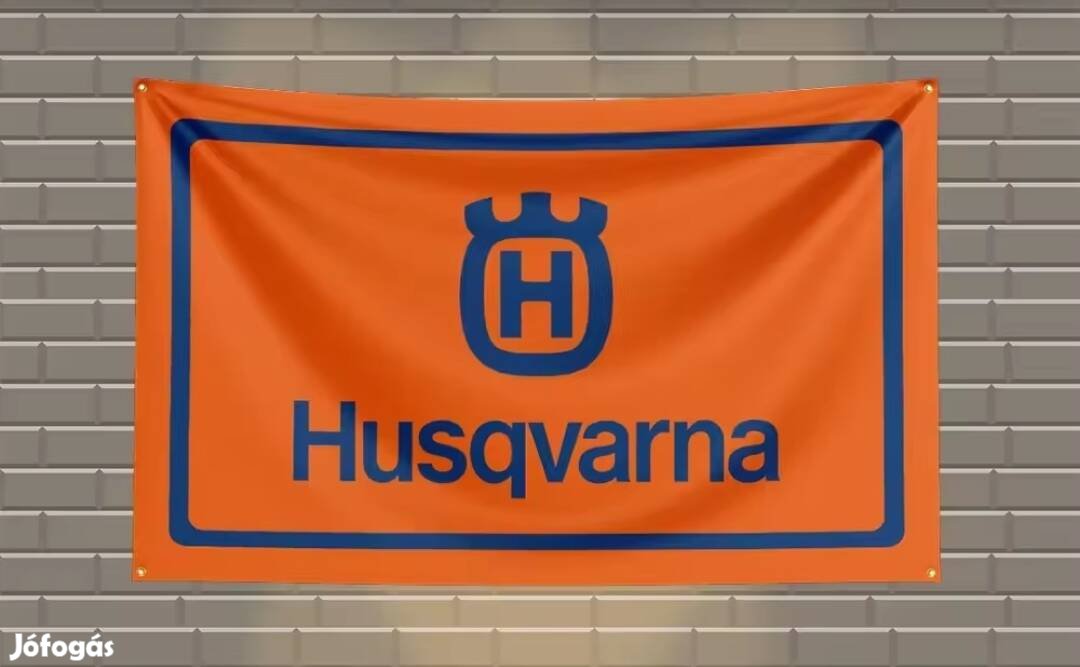 Husqvarna feliratú zászló (nem Stihl)