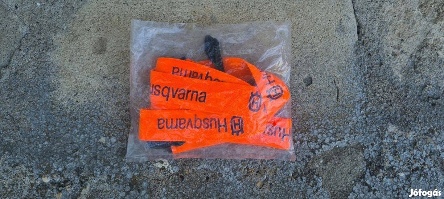 Husqvarna neon-narancs nadrágtartó kantár eladó