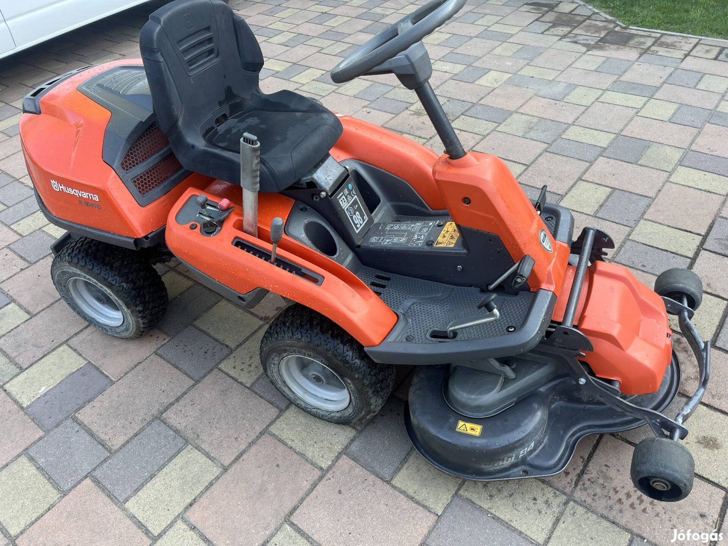 Husqvarna rider 2 hengeres fűnyíró traktor fűnyírótraktor