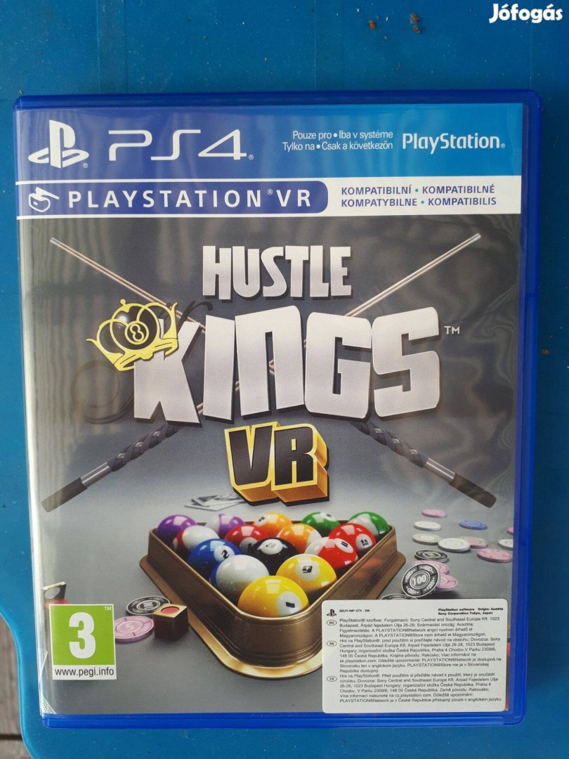 Hustle Kings (biliárd!) VR ps4-PS5 játék eladó-csere "