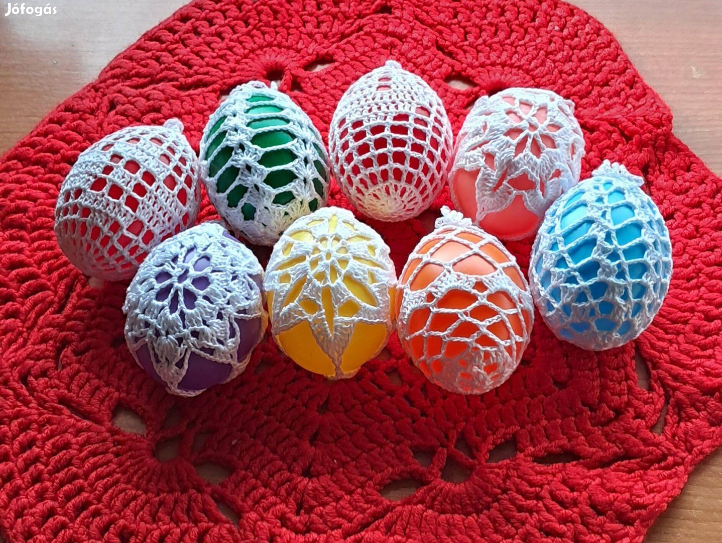 Húsvét horgolt tojás 6 cm