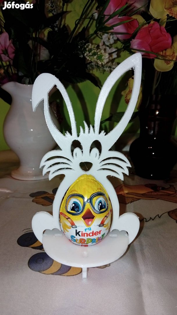 Húsveti 3D nyuszi tojás tartó