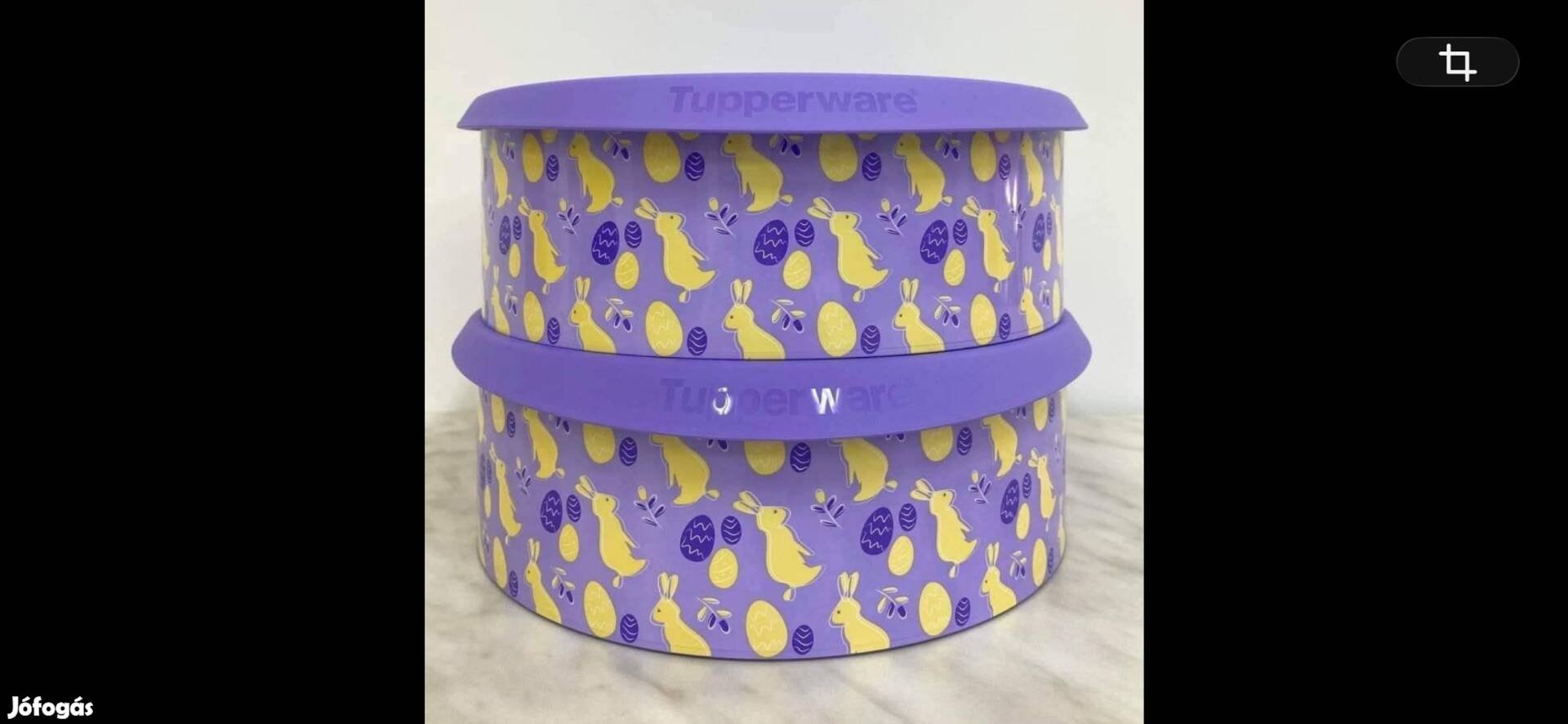 Húsvéti akció! Tupperware 2db nyuszis tál 2,4l Új