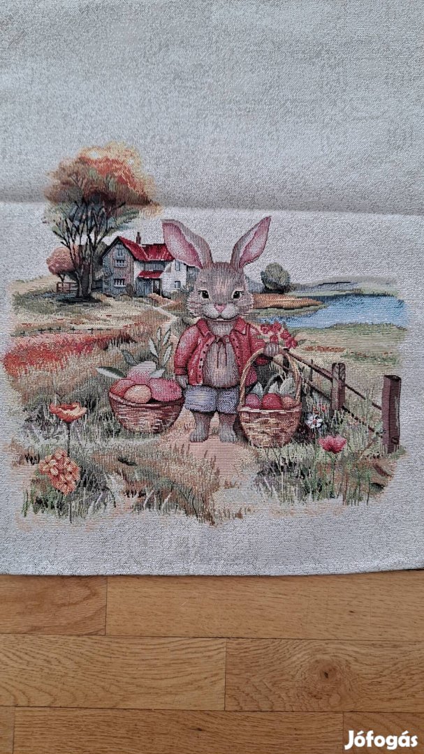 Húsvéti gobelin terítő 140x45cm.