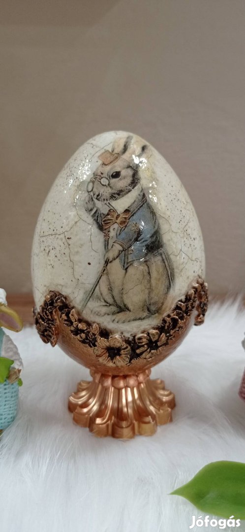 Húsvéti tojás, vintage tojás, húsvéti dekoráció 