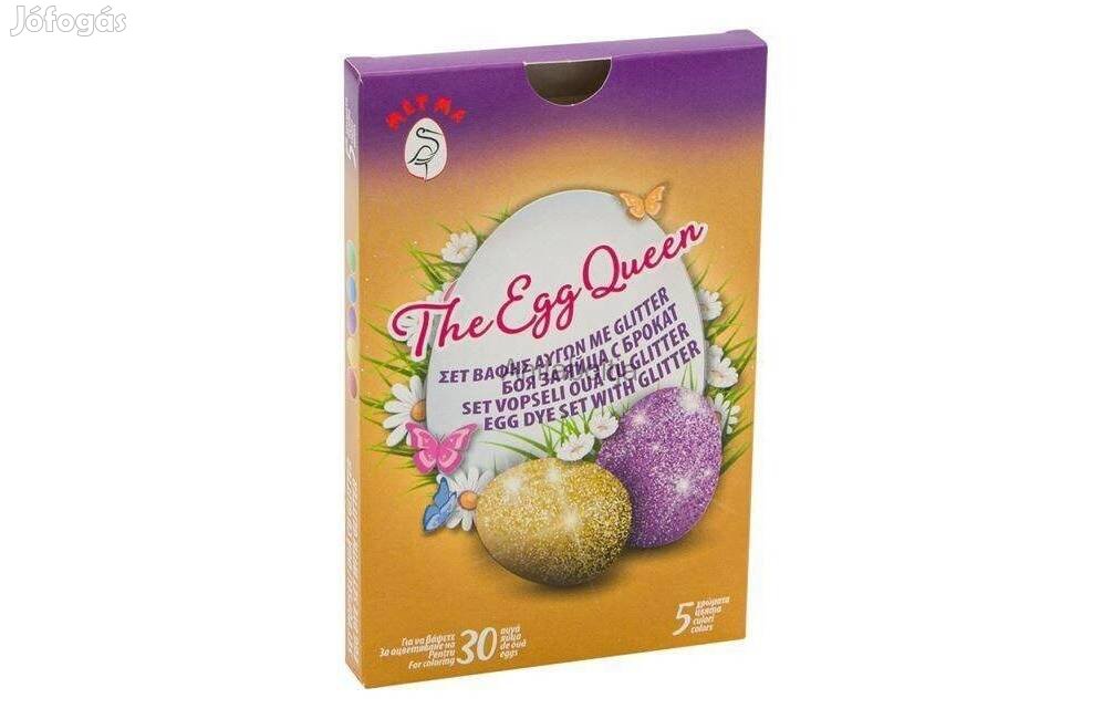 Húsvéti tojásfesték 5 szín csillogással