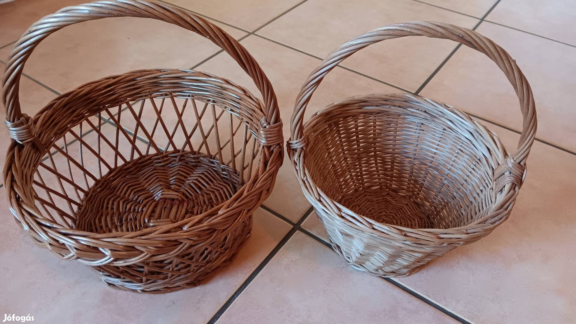 Húsvétra 2 db fonott kosár